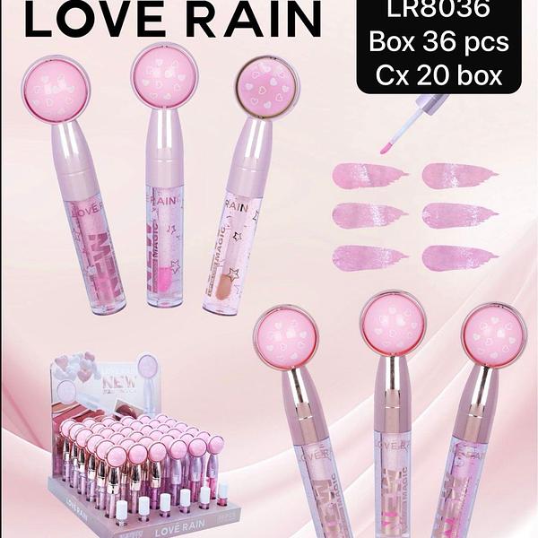 Love Rain Lip Gloss Magic box 36 pçs | Unick Make