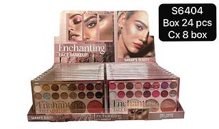 sarahs beauty paleta de sombra box 24 pç