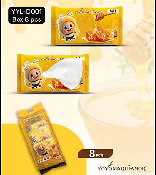 yoyo lenço demaquilante box 8 pç