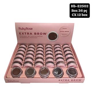 Ruby rose pomada de sombrancelha box 36 pç