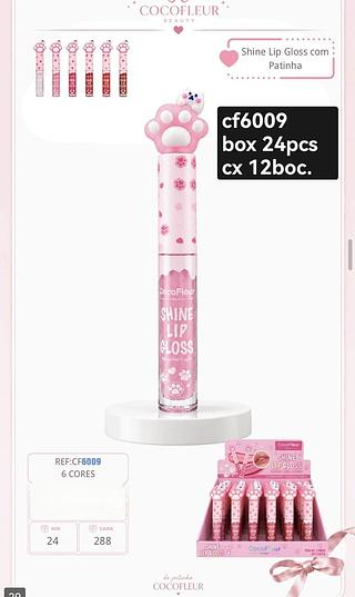 cocofleur lip gloss box 24 pç