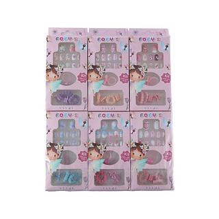 Kit Nails Com Anel Fofys Vivai box 12 pç