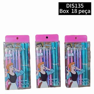 fenzza kit de pincel box 18 pç