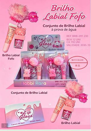 bobbi rara ki lip gloss box 12 pç