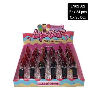 Lua e neve lip tint box 24 pç