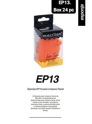 MACRILAN ESPONJA LIMPEZA FACIAL BOX 24 PÇ