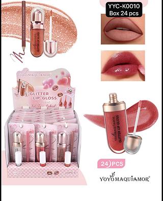 yoyo kit labial box 24 pç