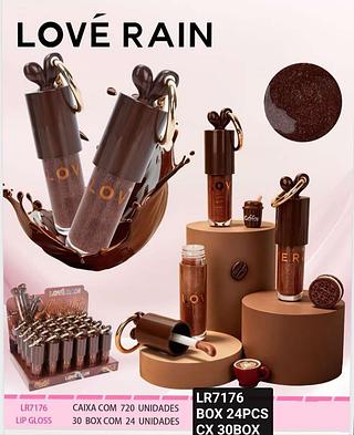 Love rain Lip gloss box 24 pçs