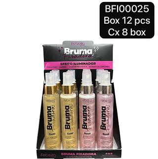 febella bruma fixadora iluminadora box 12 pç