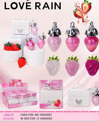 love rain kit gloss box 12 pç