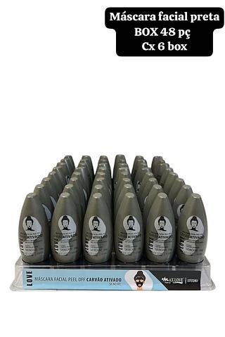 Máscara Facial Peel Off Carvão Ativado Com carvão ativado