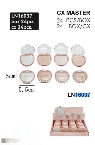 lua e neve iluminador box 24 pç