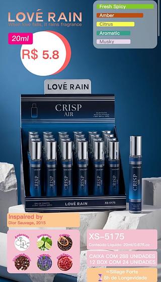 Love rain perfume box 24 pçs
