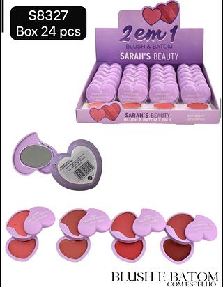 Sarah´s Beauty Blush e Batom box 24 pçs