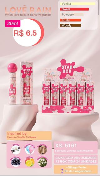 Love rain perfume box 24 pçs