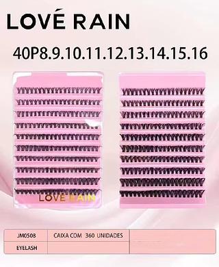 Love rain cílios box 12 pc