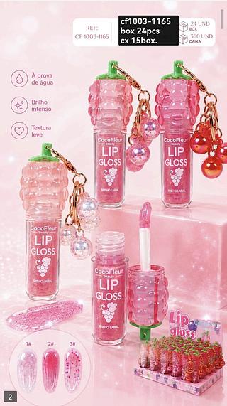 coocfler lip gloss box 24 pç