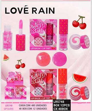 LOVE RAIN LIP GLOSS BOX / 12PÇS