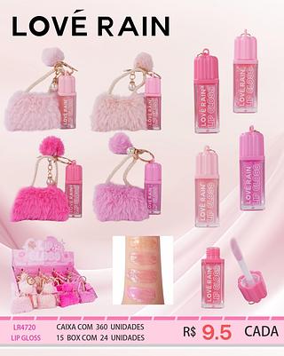 love rain lip gloss box 24 pç