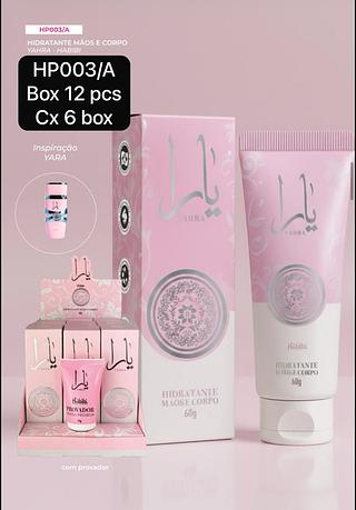 Miss Rose Hidratante Para Mãos e Corpo box 12 pçs