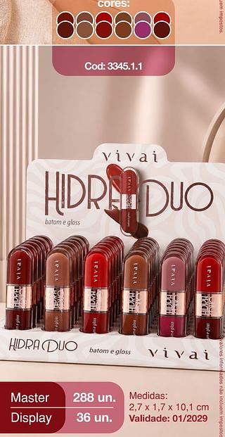 Vivai batom duo box 36 pçs
