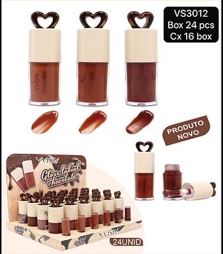 Yvisiy Gloss Labial Chocolate box 24 pçs