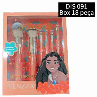 fenzza conjutno de pinceis box 18 pç