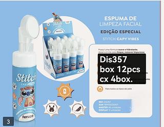 Fenzza espuma de limpeza box 12 pc