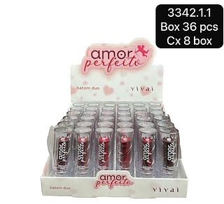 Batom duo amor perfeito /36pcs VIVAI box 36 pç
