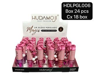 hudamoji lip gloss perolado box 24pç