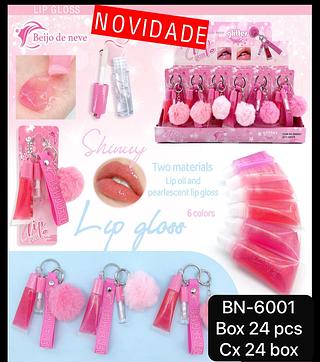 beijo de neve lip gloss box 24 pç