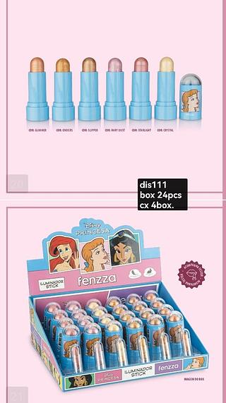 fenzza iluminador stick box 24 pç