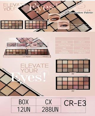 criabelle paleta de sombra box 12 pç