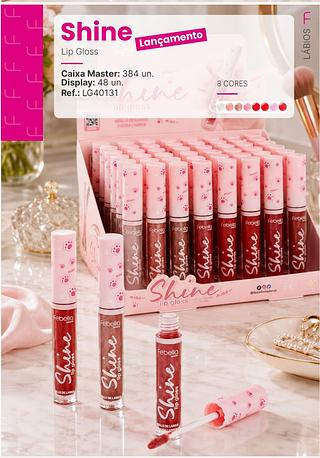febella lip gloss shine box 48 pç