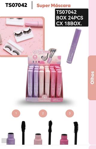Toque especial mascara de cílios box 24 pçs