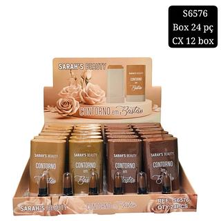 sarahs beauty contono bastao box 24 pç