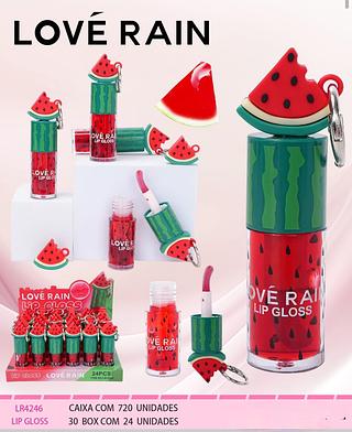 LOVE RAIN LIP GLOSS BOX 24 PÇ