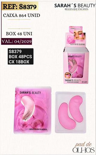 SARAHS BEAUTY MASCAR AREA DAS ORELHEIRAS BOX 48 PÇ