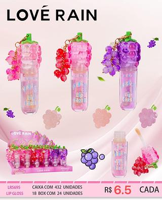 Love rain Lip gloss box 24 pçs