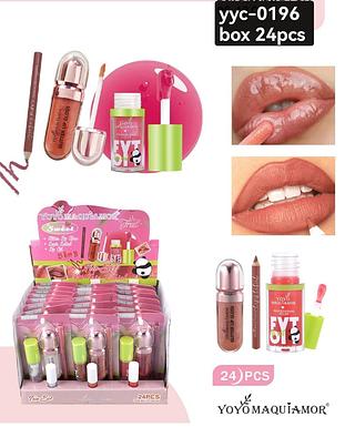 yoyo kit labial box 24 pç