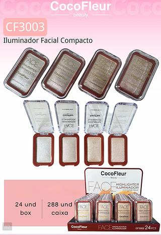 Cocofleur iluminador box 24 pçs