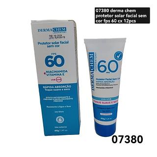 derma chem protetor solar fps 60 40g BOX 12PÇS