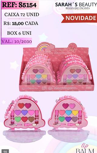 SARAHS BEAUTY KIT INFANTIL BOX 6 PÇ