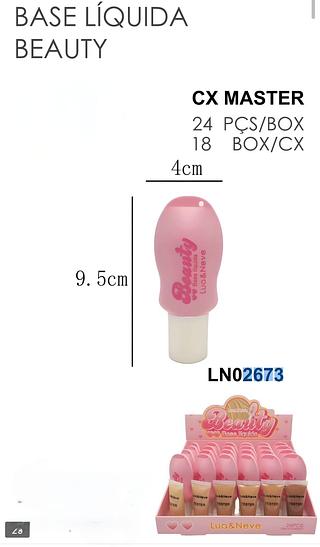Lua e neve base líquida box 24 pçs