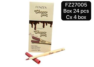 Fenzza Lapis Labial Retratil Choco Fun box 24 pçs