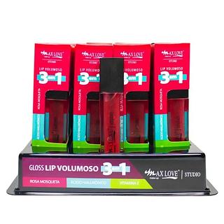 Max Love Lip Gloss Volumoso Incolor 3 em 1 n301 BOX 32PÇS