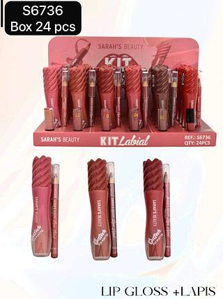Sarah´s Beauty Kit Labial box 24 pçs