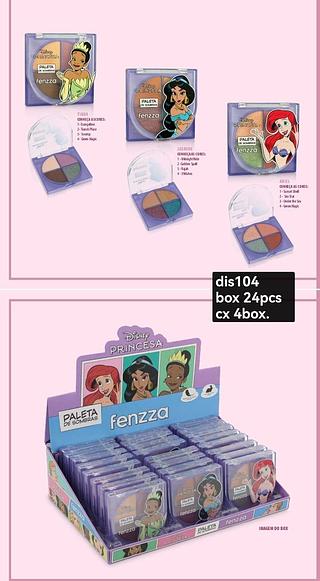 fenzza paleta de sombra box 24 pç