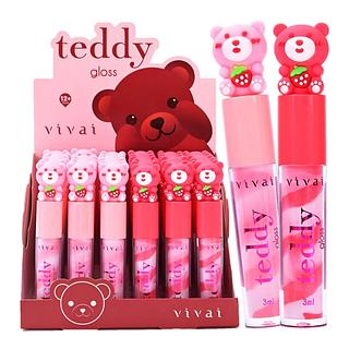 Vivai - Lip Gloss Ursinho Teddy 3272 - 36 Und