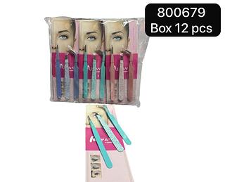 kit pinça box 12 pç